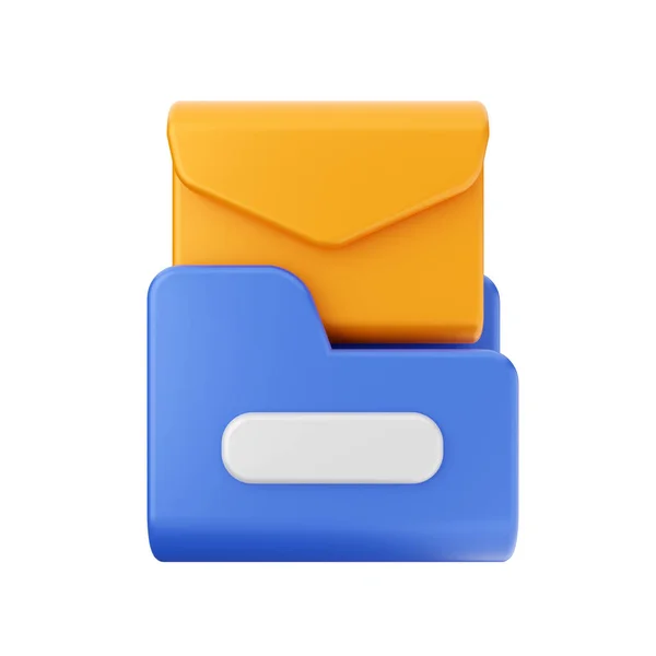 Envelope Mail Render — Fotografia de Stock