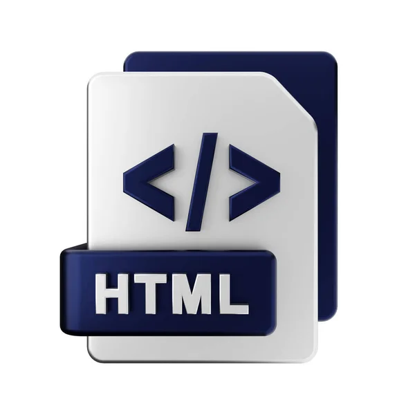 Html Square Icon Vector — Stock Photo, Image