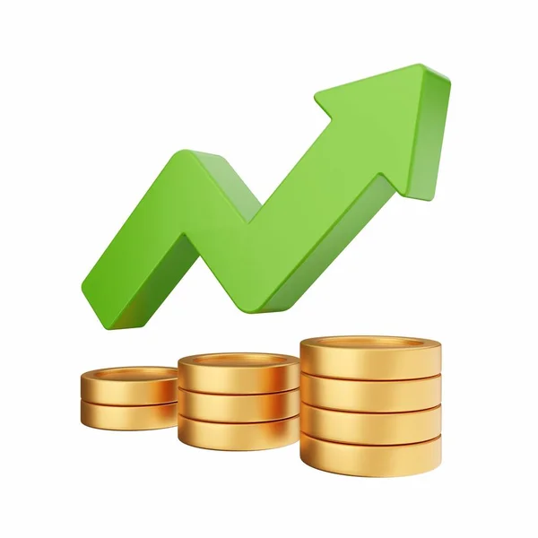 Business Graph Concept Arrow — Stock Photo, Image