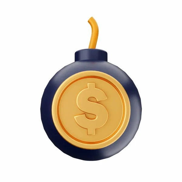 Грошова Монета Ізольована Векторна Іконка — стокове фото