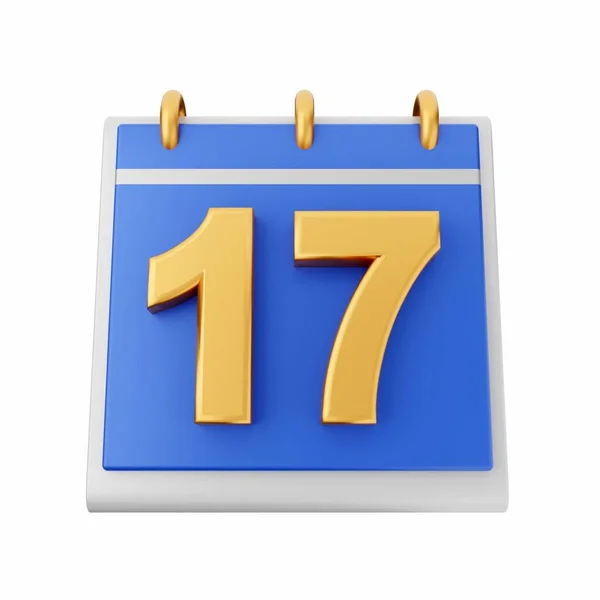 Calendar Icon White Background Vector Illustration — Stock Photo, Image