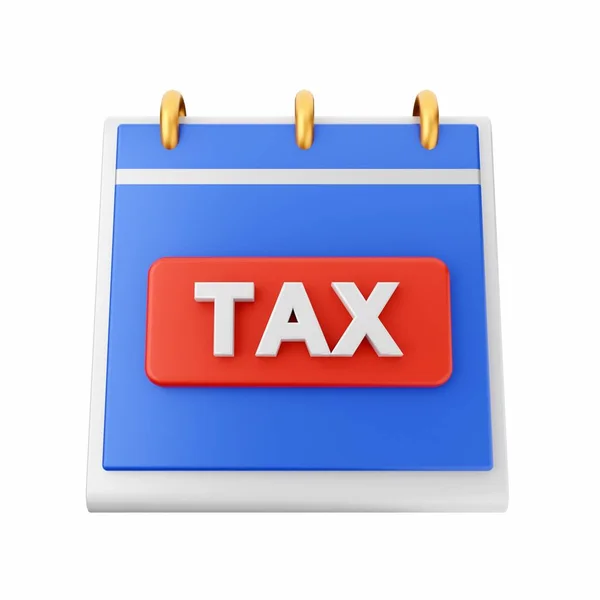 Daňové Značení Daňová Platba Vykreslování — Stock fotografie