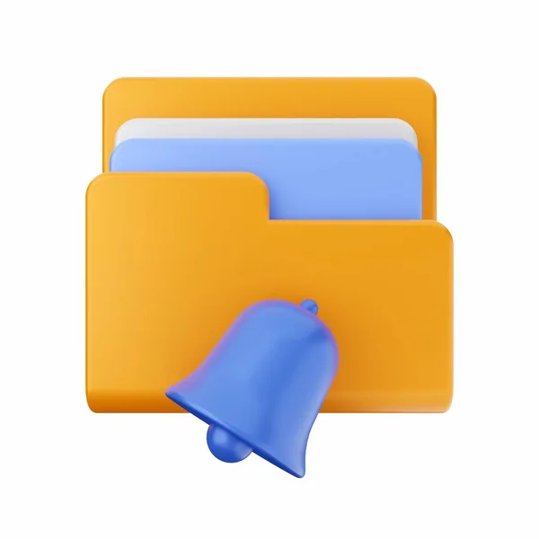 Folder Plików Ikoną Plików — Zdjęcie stockowe
