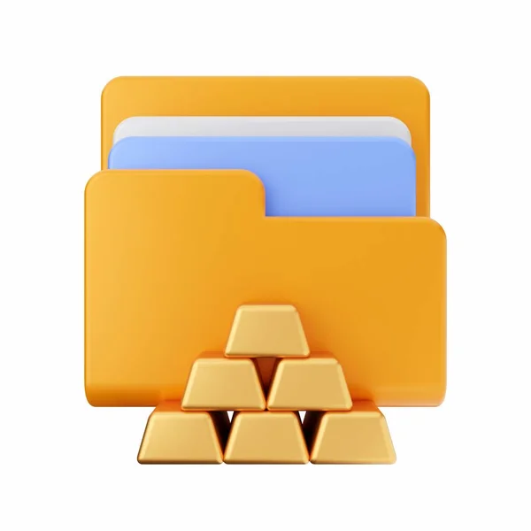 Ikona Folderu Izometria Ikon Wektorowych Folderów Dla Projektowania Stron Internetowych — Zdjęcie stockowe