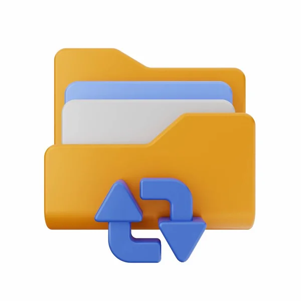 Render Folder Files — Stock Photo, Image