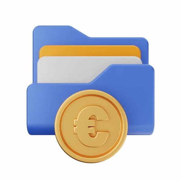 Ilustração Uma Moeda Ouro Com Cartão Crédito Moeda Euro — Fotografia de Stock