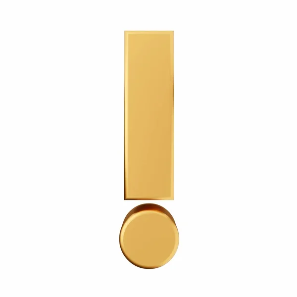 Dourado Renderização Emblema Ouro — Fotografia de Stock