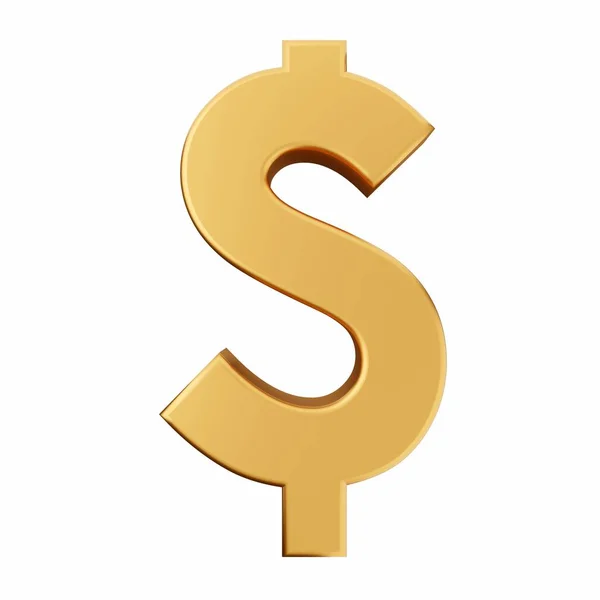 Vykreslit Znak Dolaru — Stock fotografie