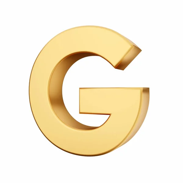 Złoty Alfabet Litery — Zdjęcie stockowe