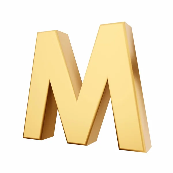 Gold Font Rendering — Foto Stock