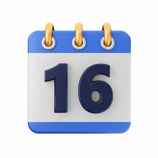 Calendario Rendering — Foto Stock