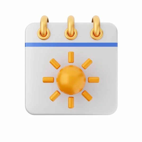 Panel Solar Con Icono Sol Aislado Blanco Representación Ilustración —  Fotos de Stock