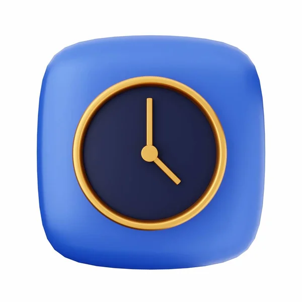 Reloj Icono Aislado —  Fotos de Stock