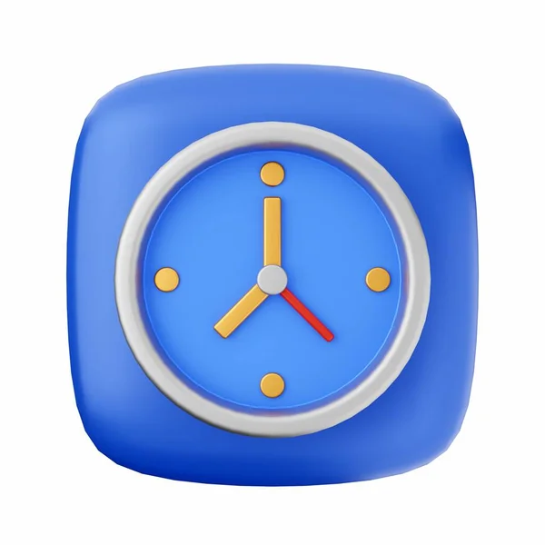 Relógio Tempo Vetor Ilustração — Fotografia de Stock