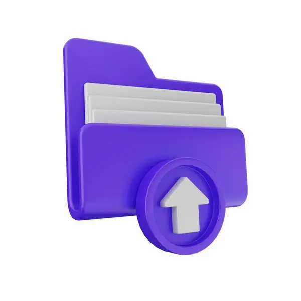 Rendering File Document Icon Illustration — Stock Photo, Image