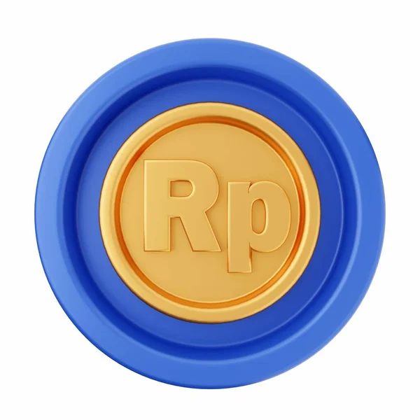 Myntvalutaikonen Isometrisk Mynt Vektor Illustration För Webbdesign Isolerad Vitt — Stockfoto