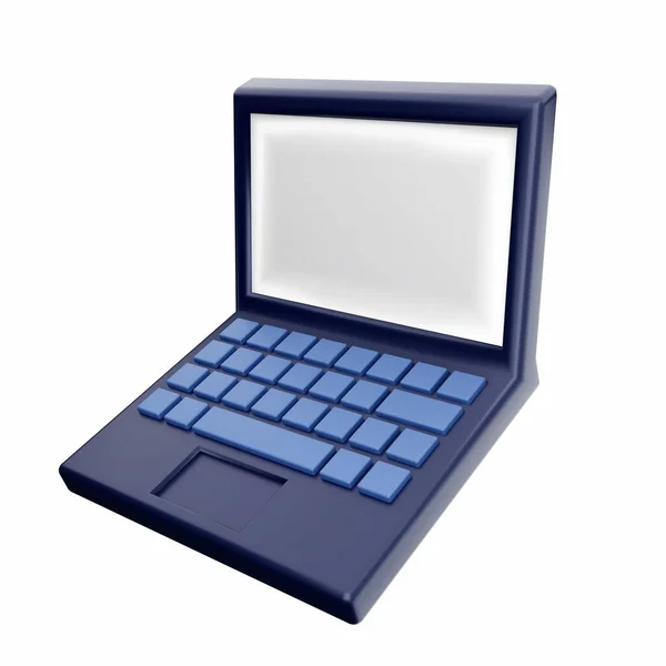 Beyaz Arkaplanda Boş Ekranlı Tablet — Stok fotoğraf