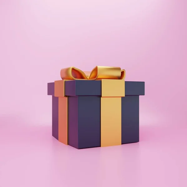 Візуалізація Подарункової Коробки — стокове фото
