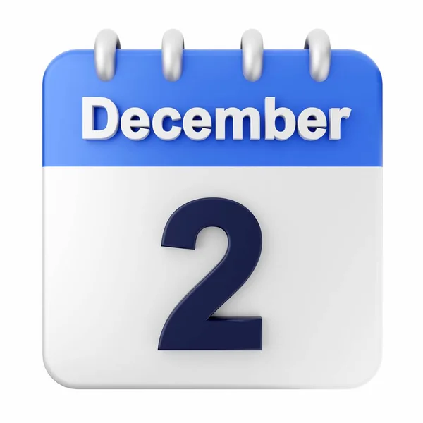 Calendario Dicembre — Foto Stock