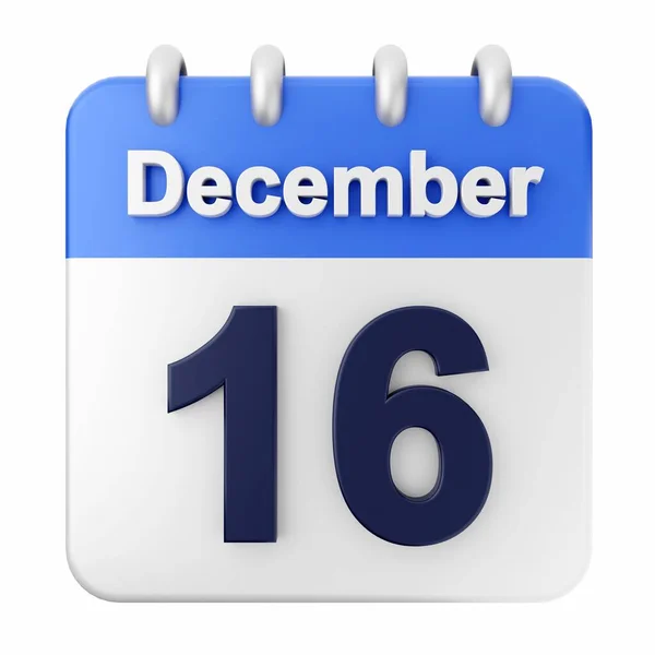 Dezember Tag Kalender Abbildung — Stockfoto
