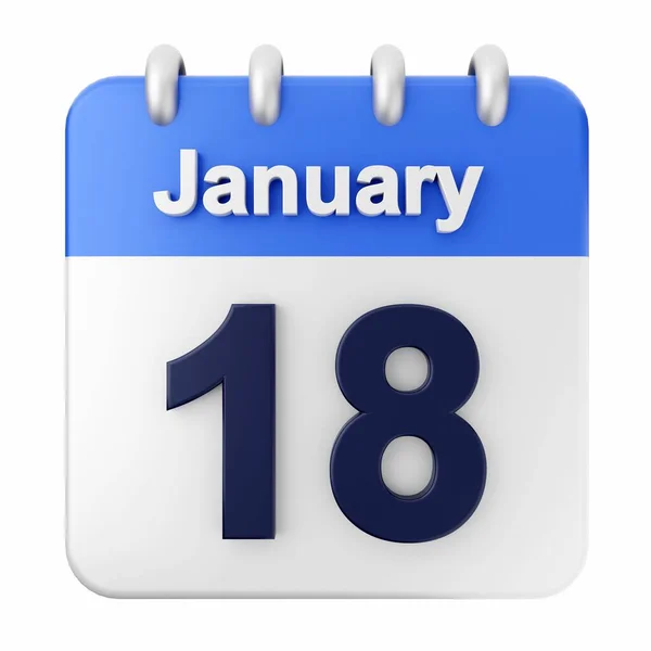 Calendario Sobre Fondo Blanco Febrero —  Fotos de Stock