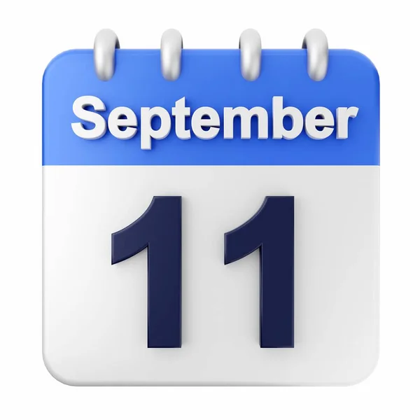 Kalender Auf Weißem Hintergrund August Tag — Stockfoto