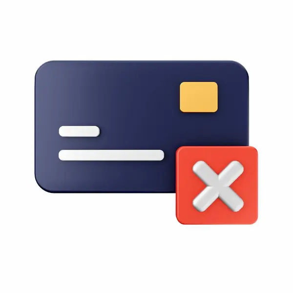 Ilustrace Ikony Kreditní Karty — Stock fotografie