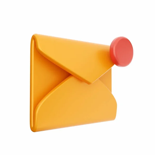 Envelope Mail Renderização — Fotografia de Stock