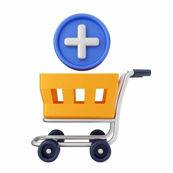 Shopping Cart Pills — Stock Photo, Image