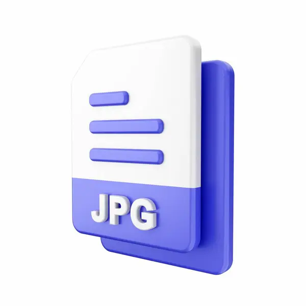 Jpg Symbol Internet Taste Auf Weißem Hintergrund — Stockfoto