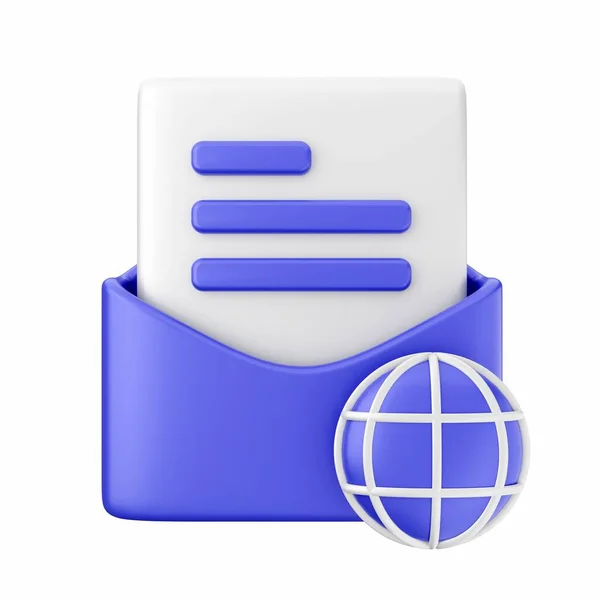 Isometric Mail Mail Icon Illustration — Stock Photo, Image