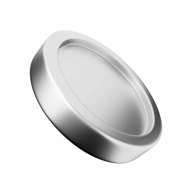 Metal Ring White Background — Stock Photo, Image
