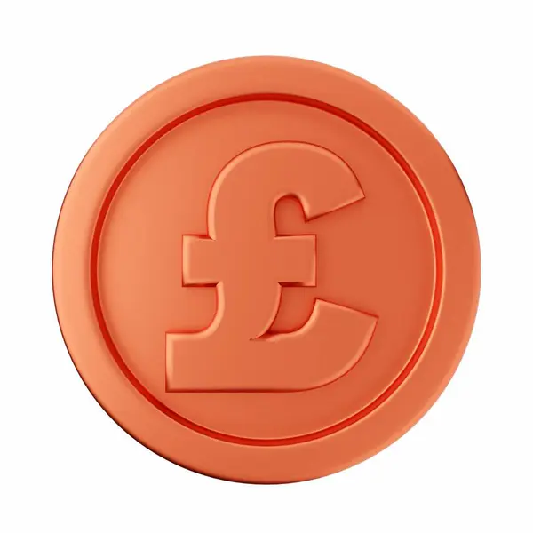 Pound Para Birimi Simgesi Web Tasarımı Için Pound Para Birimi — Stok fotoğraf