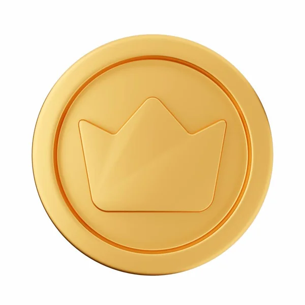 Escudo Oro Con Monedas Oro —  Fotos de Stock