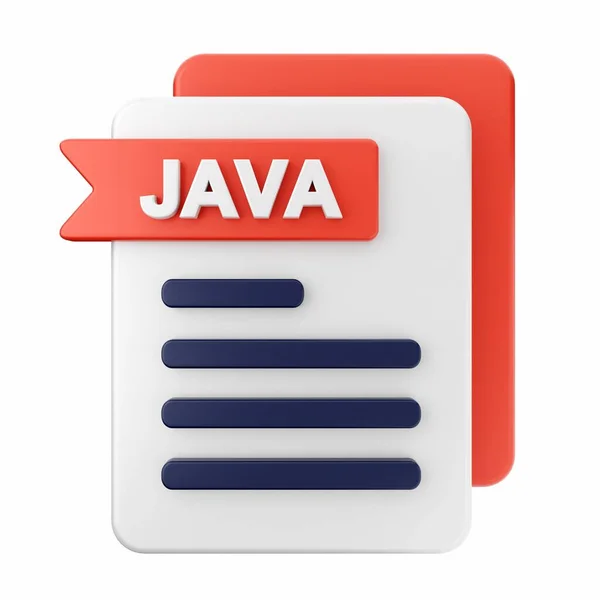Java Java图标 白色背景上的互联网按钮 — 图库照片