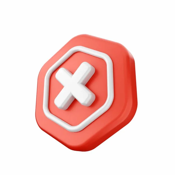 Červený Kříž Ikonou Značky — Stock fotografie