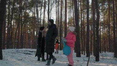 Bir aile güneşli bir günde sakin bir kış ormanında huzurlu bir yürüyüş yapar. Her insan kendi düşüncelerinde rahatlar ve kaybolur doğada birlikte sakin ve kaliteli zaman geçirirken..