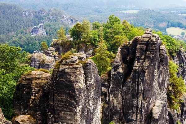 Atemberaubende Landschaft Aus Der Luft Felsen Und Bäume Nationalpark — Stockfoto