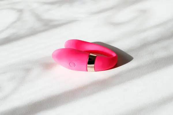 Pink Vibrator Sex Toy Close — Stock Photo, Image