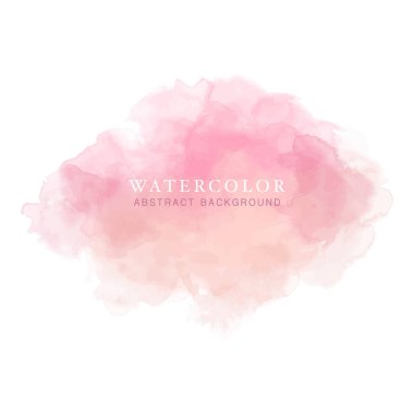 Pink pastel background of stain splash watercolor stock illustration clipart