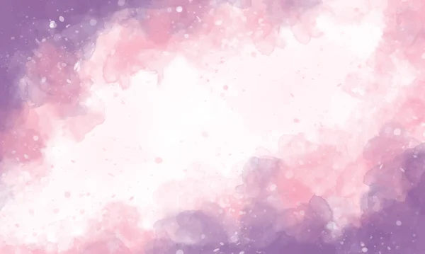 Abstract Roze Paars Pastel Aquarel Achtergrond Voorraad Illustratie — Stockvector