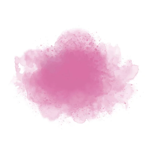 Růžové Pozadí Skvrny Splash Akvarel Stock Ilustrace — Stockový vektor