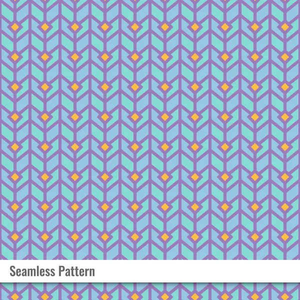 Geometrische Quadratische Trapez Abstrakte Nahtlose Muster Illustration Design — Stockvektor