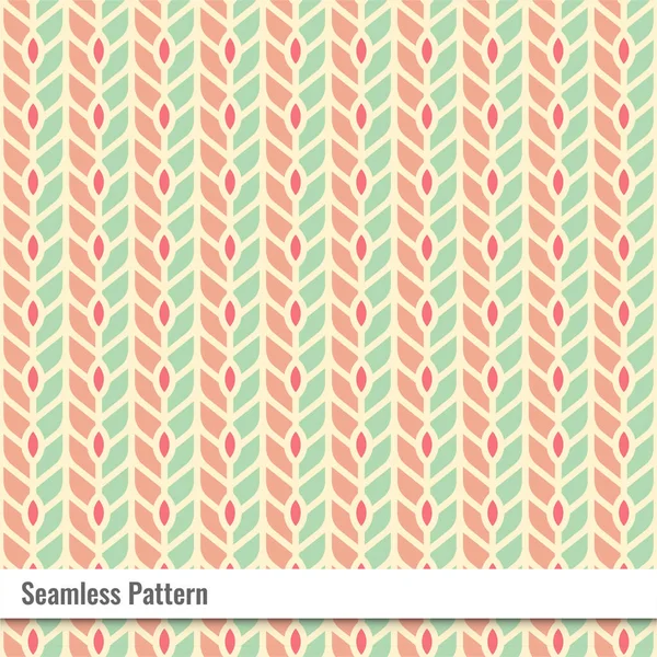 Wreath Line Colorful Abstract Seamless Pattern Illustration Design — Stock Vector