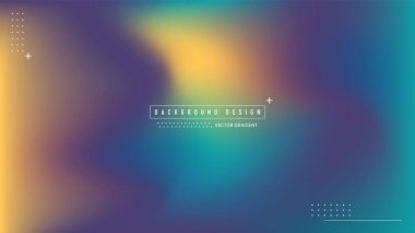 Soyut dalga gradyan arkaplan çizimi