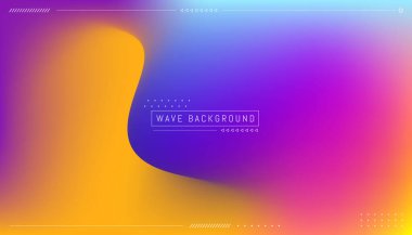 Soyut fantezi gradyan arkaplan çizimi