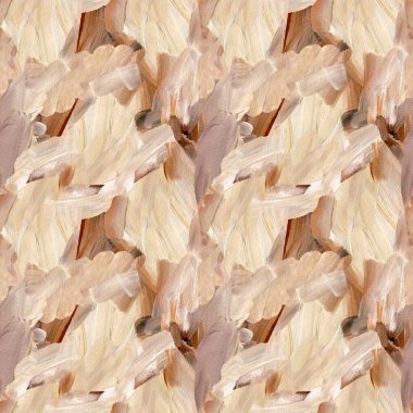 Kusursuz desenli soyut resim, yağlı boya, kahverengi, bej rengi, modern sanat. Grafik tasarım duvar kağıdı arkaplanı. Yüksek kaliteli illüstrasyon