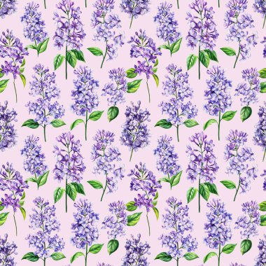 Moda, kumaş, tekstil ve kapak için desensiz desensiz eflatun deseni. Yüksek kaliteli illüstrasyon