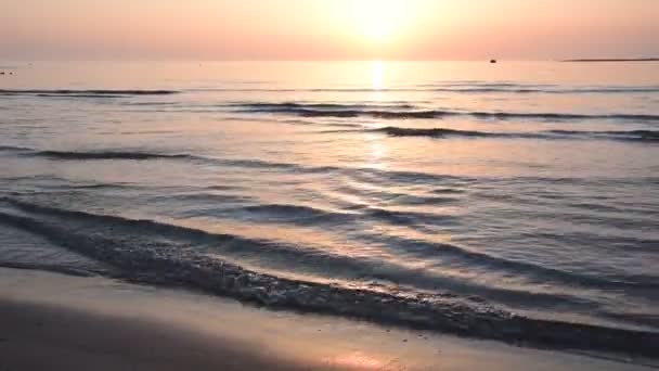 Praia Porto Cesareo Salento Região Apúlia Itália — Vídeo de Stock