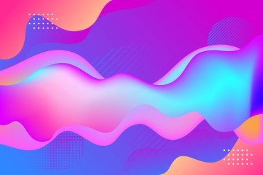 abstract colorful wave background for landing page and website with abstract gradient color